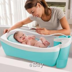 Whirlpool BubBling Spa & Shower Infant Baby Toddler Wash Shower Bath Tub Blue