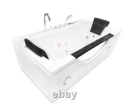 Whirlpool massage hydrotherapy 2 two persons corner 71 bathtub hot tub NIAGAR