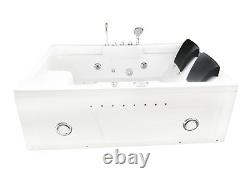 Whirlpool massage hydrotherapy 2 two persons corner 71 bathtub hot tub YELLOWST